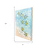 Swimming Turtles II White Framed Wall Art