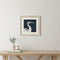 Blue Heron I Distressed White Framed Wall Art