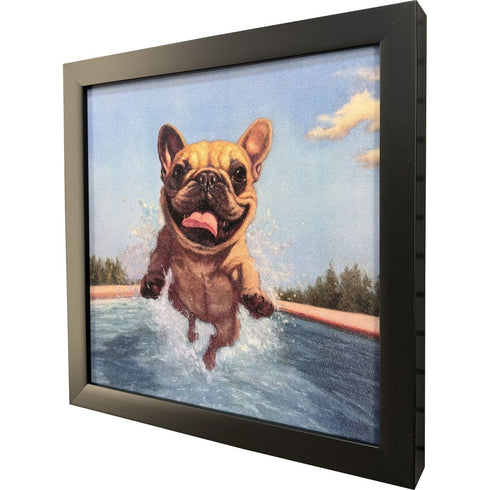 Summer Splash Black Framed Wall Art