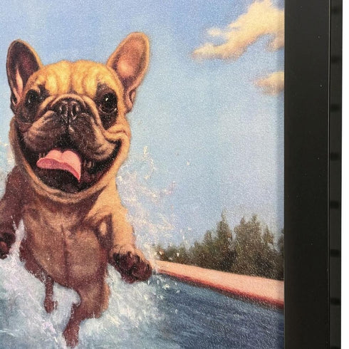 Summer Splash Black Framed Wall Art