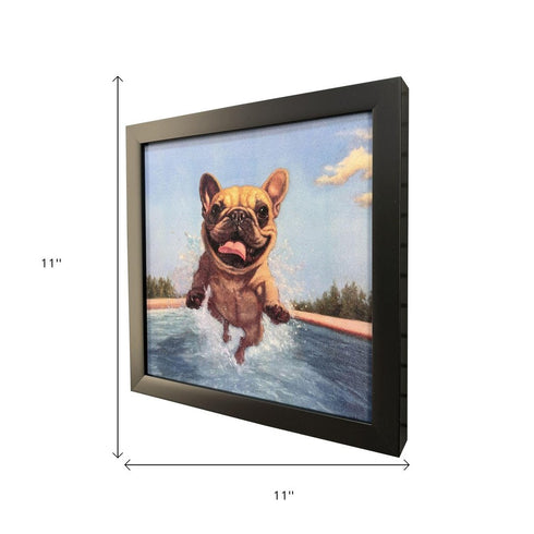 Summer Splash Black Framed Wall Art