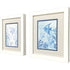 Set Of Two Angel Fish White Framed Wall Art