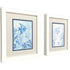 Set Of Two Angel Fish White Framed Wall Art