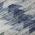 5' X 8' Blue Ivory And Gray Geometric Washable Area Rug With UV Protection