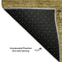 5' X 8' Brown And Beige Abstract Washable Area Rug With UV Protection