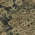 8' X 10' Charcoal And Brown Floral Washable Area Rug With UV Protection