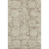 5' X 8' Coffee And Beige Floral Washable Area Rug With UV Protection
