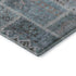 5' X 8' Teal And Beige Patchwork Washable Area Rug With UV Protection