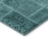 9' X 12' Turquoise And Aqua Patchwork Washable Area Rug With UV Protection
