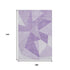 9' X 12' Lilac And Ivory Geometric Washable Area Rug With UV Protection