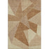 8' X 10' Chili Red And Beige Geometric Washable Area Rug With UV Protection