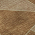 8' X 10' Chili Red And Beige Geometric Washable Area Rug With UV Protection