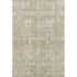 8' X 10' Beige And Ivory Floral Washable Area Rug With UV Protection