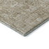 8' X 10' Beige And Ivory Floral Washable Area Rug With UV Protection