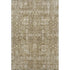 5' X 8' Brown And Ivory Floral Washable Area Rug With UV Protection