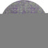 8' Fern Green And Purple Floral Washable Round Rug With UV Protection