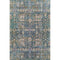 5' X 8' Green Blue And Beige Floral Washable Area Rug With UV Protection