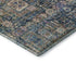 8' X 10' Green Blue And Beige Floral Washable Area Rug With UV Protection