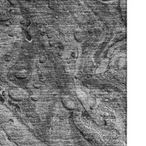 8' X 10' Gray And Ivory Abstract Washable Area Rug With UV Protection