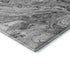 8' X 10' Gray And Ivory Abstract Washable Area Rug With UV Protection