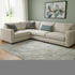 9' X 12' Taupe And Ivory Abstract Washable Area Rug With UV Protection