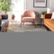 9' X 12' Taupe And Ivory Abstract Washable Area Rug With UV Protection