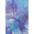 5' X 8' Blue Purple And Ivory Abstract Washable Area Rug With UV Protection