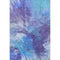8' X 10' Blue Purple And Ivory Abstract Washable Area Rug With UV Protection
