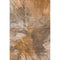 8' X 10' Chili Red Ivory And Copper Abstract Washable Area Rug With UV Protection