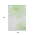 8' X 10' Artichoke Green And Ivory Abstract Washable Area Rug With UV Protection