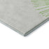 8' X 10' Artichoke Green And Ivory Abstract Washable Area Rug With UV Protection