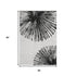5' X 8' Black And Ivory Abstract Washable Area Rug With UV Protection