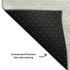 5' X 8' Black And Ivory Abstract Washable Area Rug With UV Protection