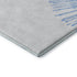5' X 8' Denim Blue And Ivory Abstract Washable Area Rug With UV Protection