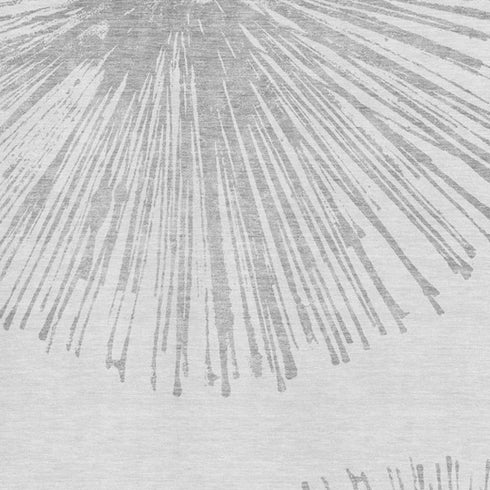 5' X 8' Gray And Ivory Abstract Washable Area Rug With UV Protection