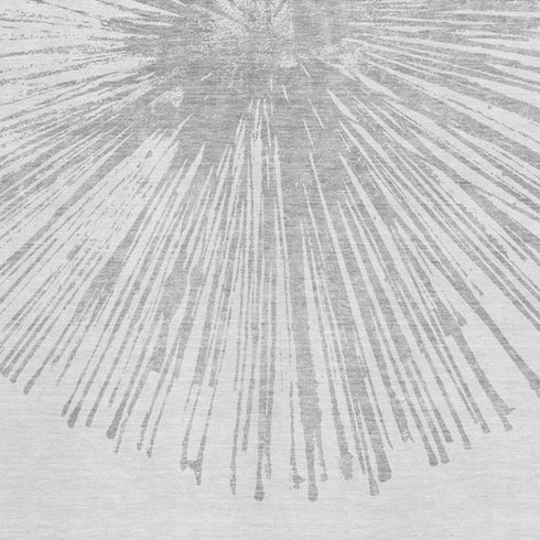 5' X 8' Gray And Ivory Abstract Washable Area Rug With UV Protection