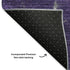 5' X 8' Purple Ivory And Gray Abstract Washable Area Rug With UV Protection