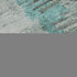 8' Teal Ivory And Gray Abstract Washable Round Rug With UV Protection
