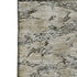 5' X 8' Brown Ivory And Gray Abstract Washable Area Rug With UV Protection