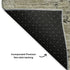 8' X 10' Brown Ivory And Gray Abstract Washable Area Rug With UV Protection
