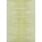 8' X 10' Artichoke Green And Ivory Abstract Washable Area Rug With UV Protection