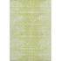 8' X 10' Artichoke Green And Ivory Abstract Washable Area Rug With UV Protection