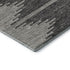 8' X 10' Charcoal And Ivory Abstract Washable Area Rug With UV Protection