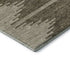 5' X 8' Coffee And Ivory Abstract Washable Area Rug With UV Protection