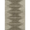 8' X 10' Coffee And Ivory Abstract Washable Area Rug With UV Protection