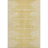 5' X 8' Gold And Ivory Abstract Washable Area Rug With UV Protection