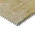 5' X 8' Gold And Ivory Abstract Washable Area Rug With UV Protection