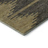 5' X 8' Graphite And Gold Abstract Washable Area Rug With UV Protection