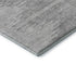 5' X 8' Gray And Ivory Abstract Washable Area Rug With UV Protection