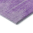 5' X 8' Lavender And Ivory Abstract Washable Area Rug With UV Protection